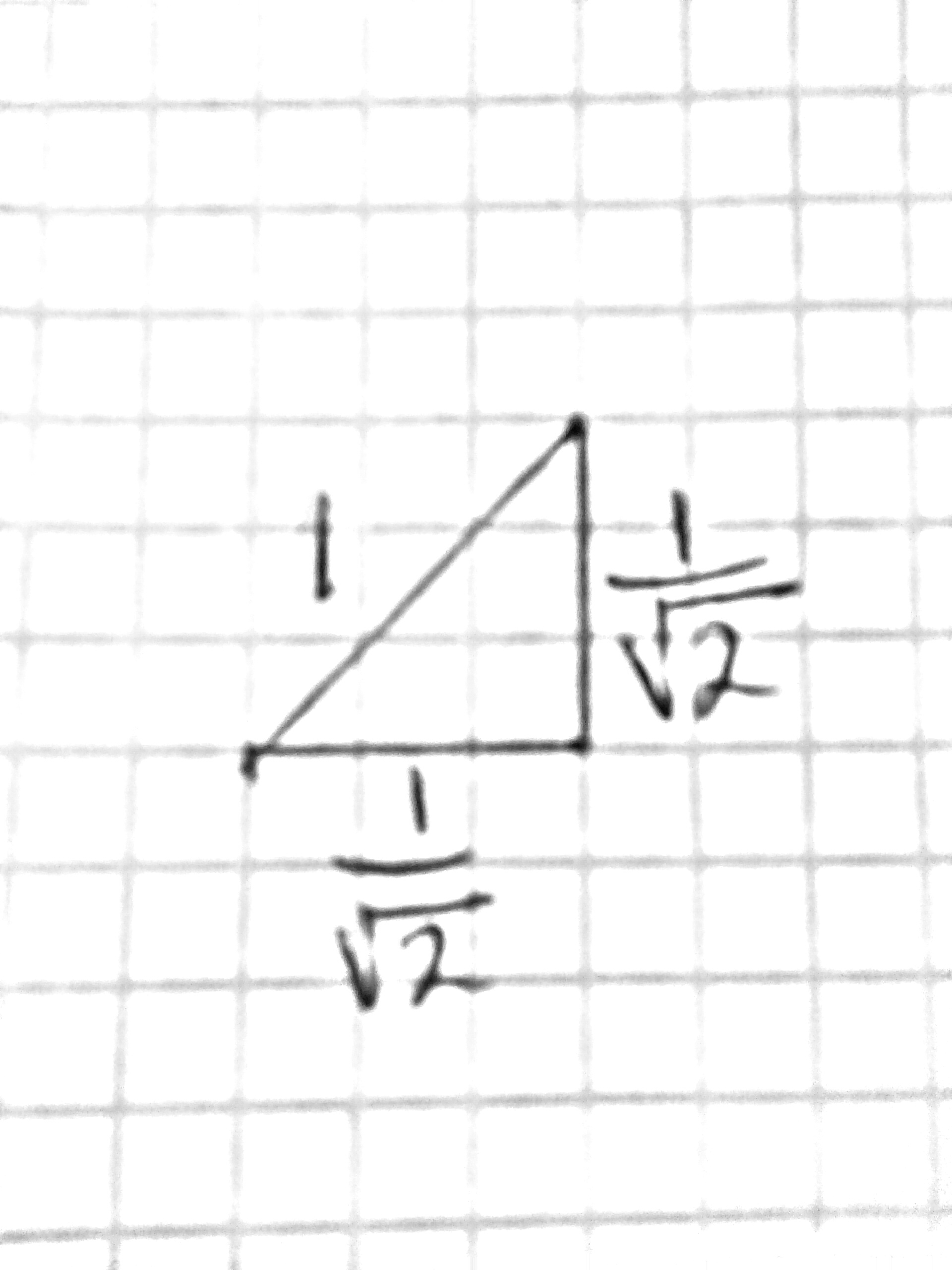 45°-45°-90° triangle